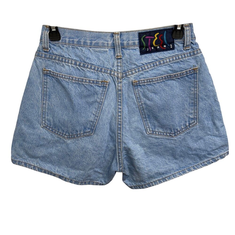 VTG STEEL Jeans 100% Cotton Denim Shorts High Waist Size 9